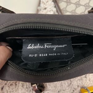 Salvatore Ferragamo Dark Brown Shoulder Bag